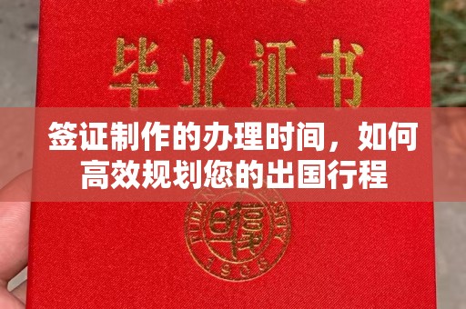 工农签证制作的办理时间，如何高效规划您的出国行程