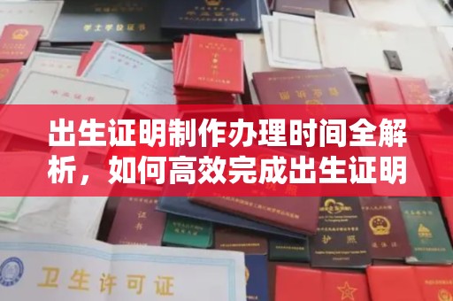 工农出生证明制作办理时间全解析，如何高效完成出生证明申请？