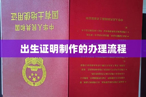 工农出生证明制作的办理流程