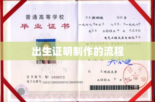 工农出生证明制作的流程